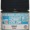 Mr Hobby Aqueous Hobby Colour 10ml 514 Gray Grau Matt Acrylic Paint