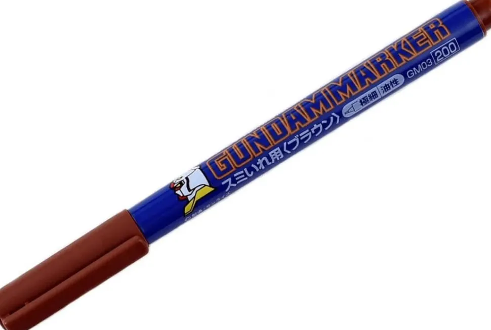 Mr Hobby Gundam Markers - Liner Type 03 Brown