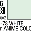 Mr Hobby Mr Colour Gundam 10ml 18 RX-78 White Ver. Anime Colour Semi Gloss Acrylic Paint