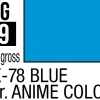 Mr Hobby Mr Colour Gundam 10ml 19 RX-78 Blue Ver. Anime Colour Semi Gloss Acrylic Paint