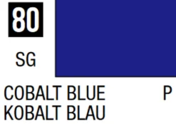 Mr Hobby Mr Colour 10ml 080 Cobalt Blue Semi Gloss Acrylic Paint