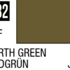 Mr Hobby Mr Colour 10ml 132 Earth Green Semi Gloss Acrylic Paint
