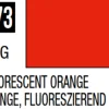 Mr Hobby Mr Colour 10ml 173 Fluorescent Orange Acrylic Paint
