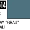 Mr Hobby Mr Colour 10ml 514 Gray Grau Matt Acrylic Paint