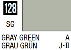 Mr Hobby Mr Colour 10ml 128 Gray Green Semi Gloss Acrylic Paint