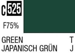 Mr Hobby Mr Colour 10ml 525 Green Semi Gloss Acrylic Paint