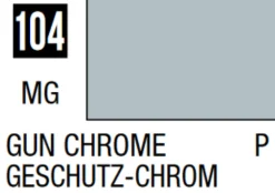 Mr Hobby Mr Colour 10ml 104 Gun Chrome Acrylic Paint