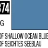 Mr Hobby Mr Colour 10ml 374 JASDF Shallow Ocean Blue Semi Gloss Acrylic Paint