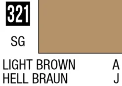 Mr Hobby Mr Colour 10ml 321 Light Brown Semi Gloss Acrylic Paint