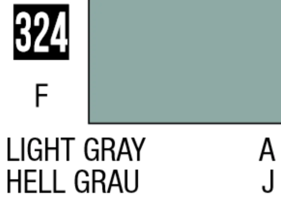 Mr Hobby Mr Colour 10ml 324 Light Gray Matt Acrylic Paint