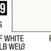 Mr Hobby Mr Colour 10ml 069 Off White Gloss Acrylic Paint