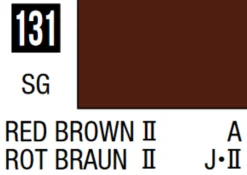 Mr Hobby Mr Colour 10ml 131 Red Brown Semi Gloss Acrylic Paint