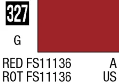 Mr Hobby Mr Colour 10ml 327 Red FS11136 Gloss Acrylic Paint