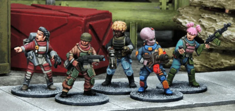 North Star 28mm Stargrave - Mercenaries Set 2