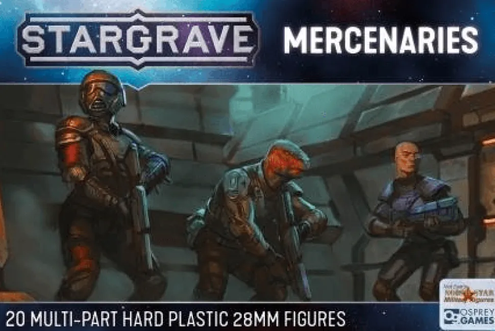 North Star 28mm Stargrave - Mercenaries Set 1