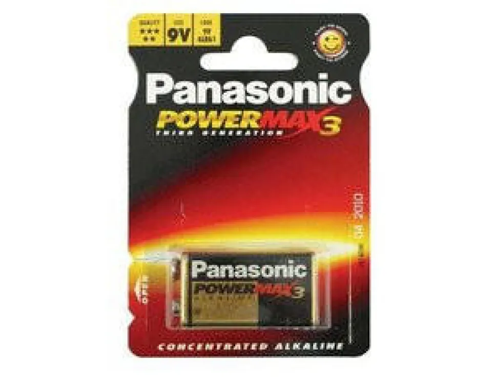 Panasonic Alkaline 9 Volt Battery