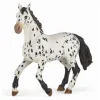 Papo Toys Black Appaloosa Horse