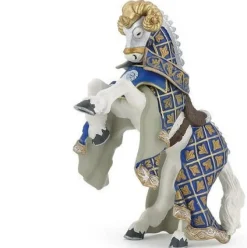 Papo Toys Blue Ram Knight's Horse