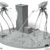 Pegasus Hobbies 1/350 War of the Worlds Alien Tripods Attack Diorama Kit
