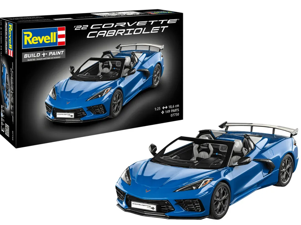 Revell 1/24 Chevrolet Corvette C8 Cabriolet 2022