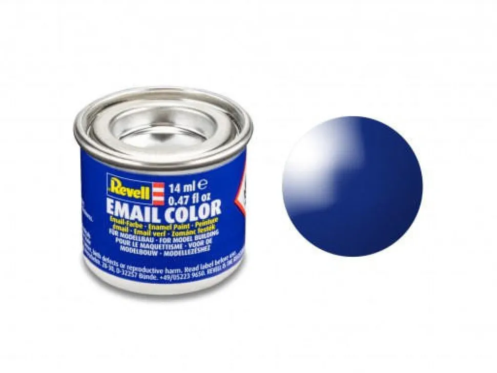 Revell 14ml 51 Enamel Gloss Ultra-marine Blue Paint