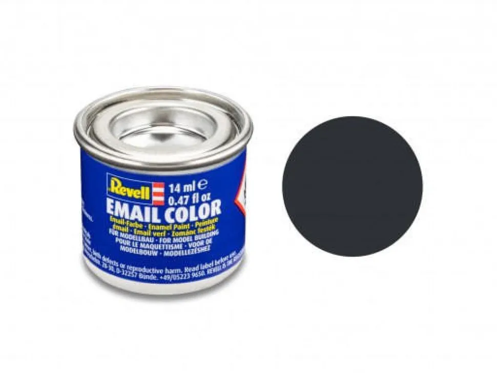 Revell 14ml 09 Enamel Matt Anthracite Grey Paint