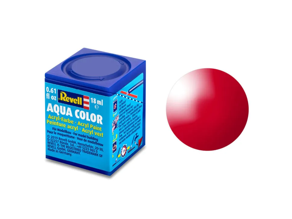 Revell 18ml 34 Gloss Ferrari Red Acrylic Paint