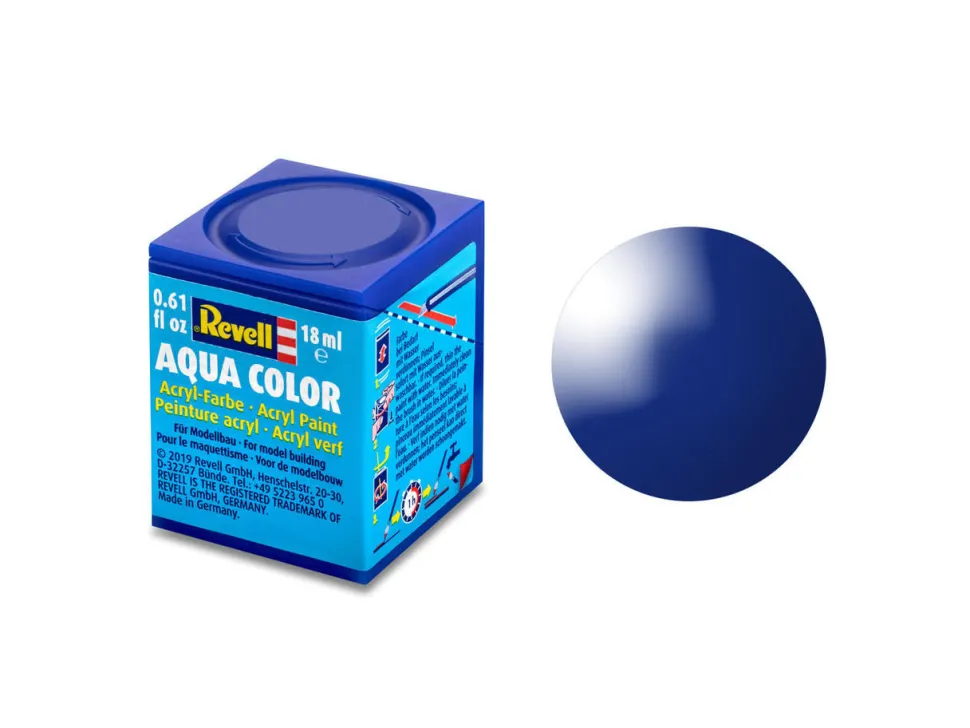 Revell 18ml 51 Gloss Ultramarine Blue Acrylic Paint
