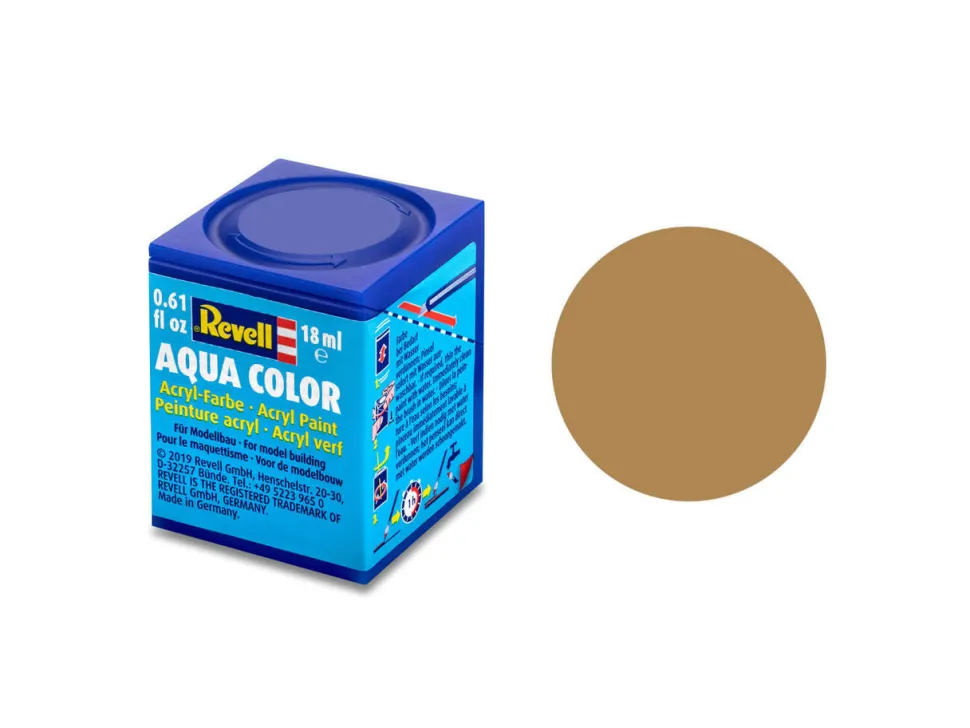 Revell 18ml 88 Matt Ochre Brown Acrylic Paint
