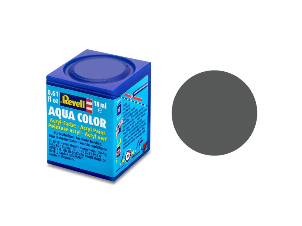 Revell 18ml 66 Matt Olive Grey Acrylic Paint