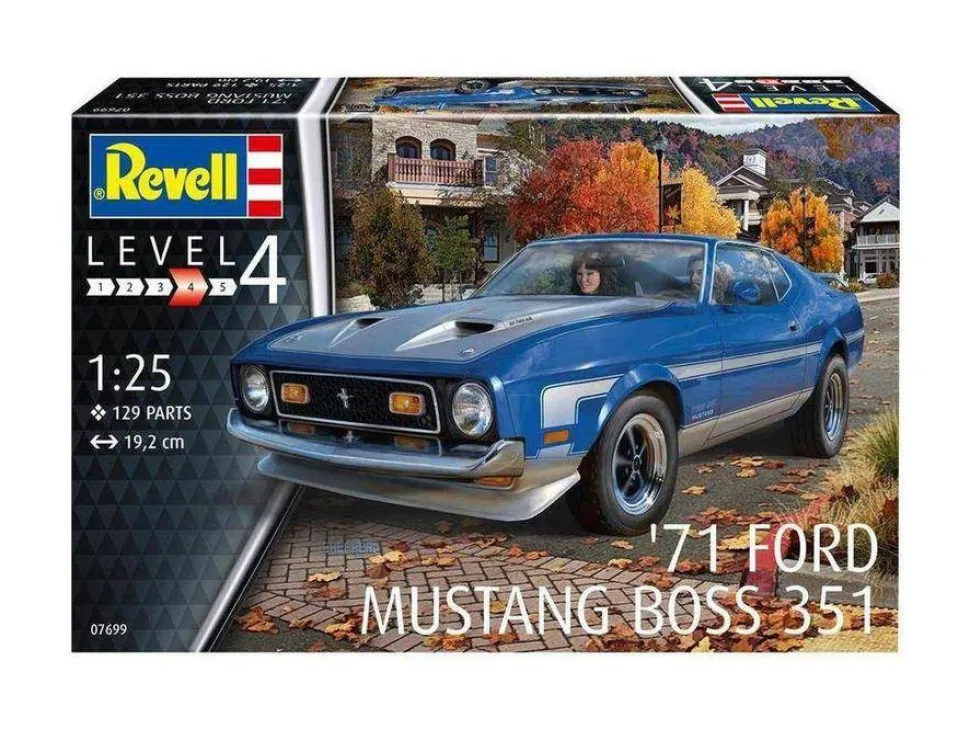 Revell 1/24 71' Mustang Boss 351 Model Car kit