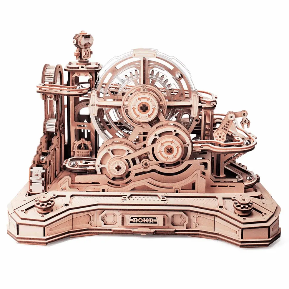 Rokr Gear Ball Challenge Marble Run 3D Wooden Kit