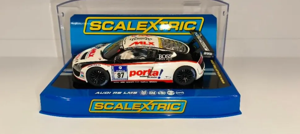 Scalextric Limited Edition Audi R8 LMS Team Pheonix Range Presentation Slot Car 2011
