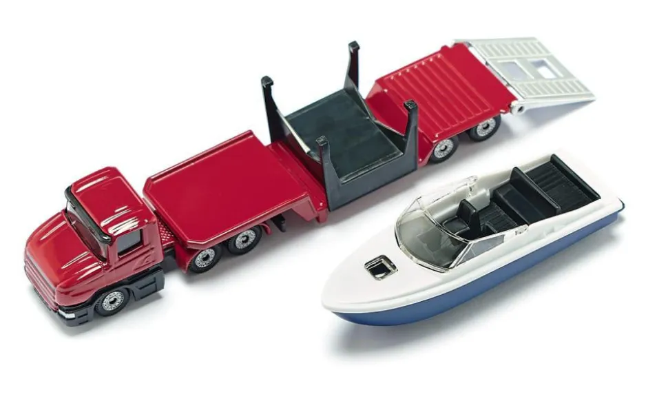 Siku Low Loader with Boat