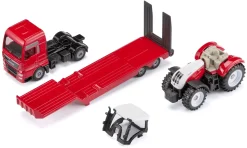 Siku 1/87 MAN Truck with Steyr Tractor