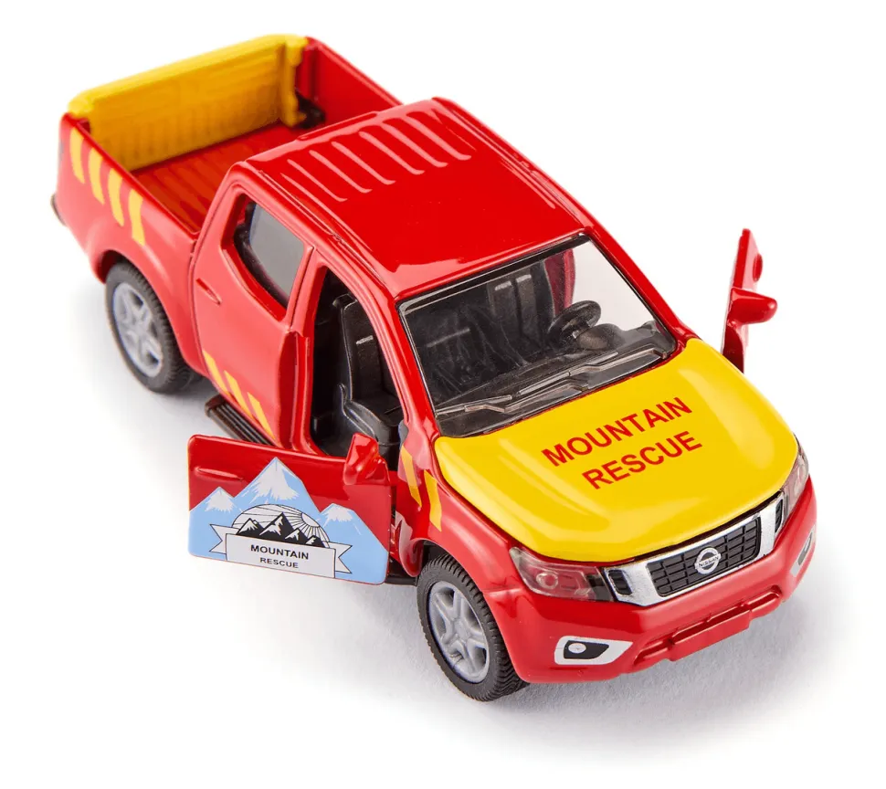 Siku 1/50 Nissan Navara with Helicopter (Mountain Rescue)