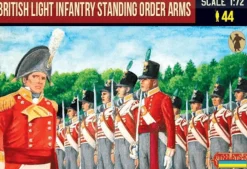 Strelets 1/72 Napoleonic British Light Infantry Standing Order Arms