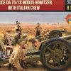 Strelets 1/72 WWII Italian Obice da 75/18 Model 35 Howitzer with Crew