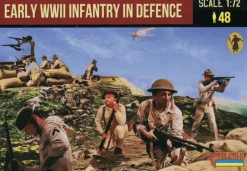 Strelets 1/72 WWII US Infantry in Defence (Early)