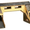 Superquick 1/76 Covered Footbridge (Red Brick) Card Building Kit