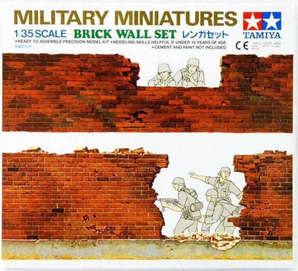 Tamiya 1/35 Brick Walls Set