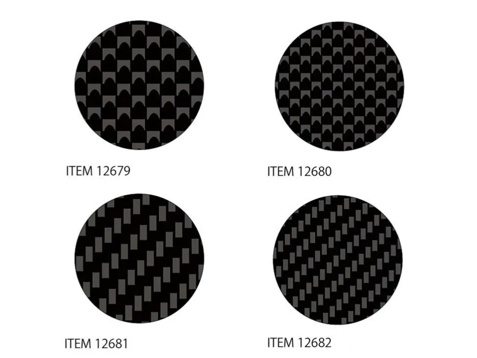 Tamiya 1/24 Carbon Decal Plain Fine Set
