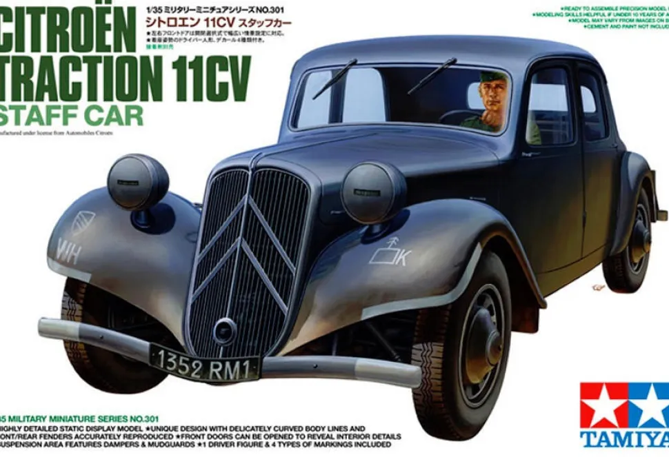 Tamiya 1/35 Citroen Traction 11CV Staff Car
