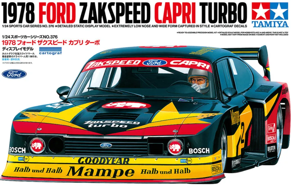 Tamiya 1/24 Ford Zakspeed Capri Turbo 1978