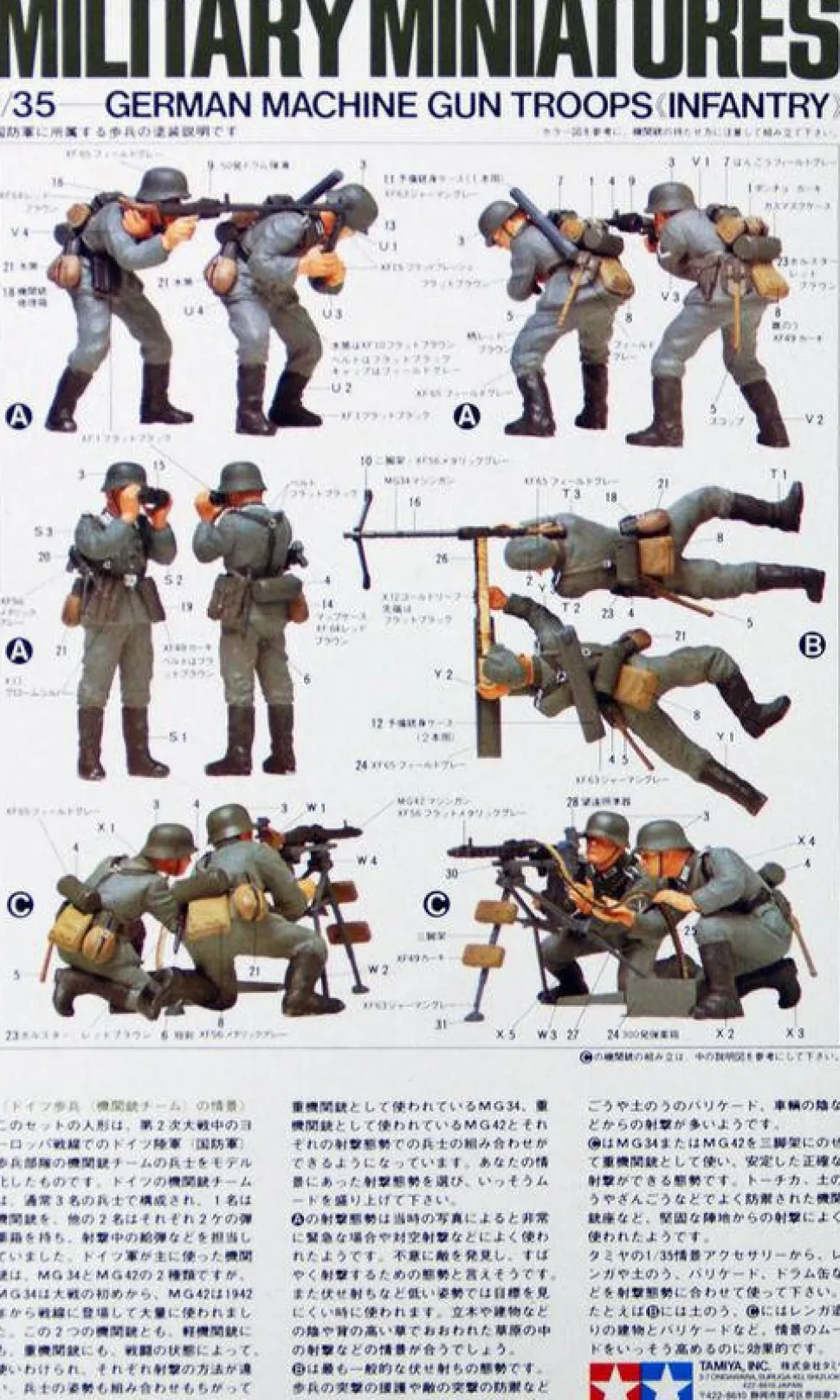 Tamiya 1/35 German MG Personnel