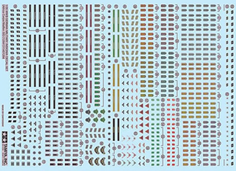 Tamiya 1/35 German Military Insignia Decal Set II