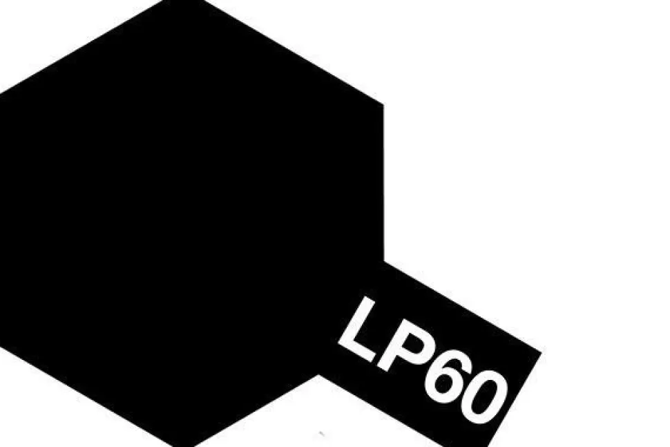 Tamiya LP-60 Flat Nato Black 10ml Lacquer Paint