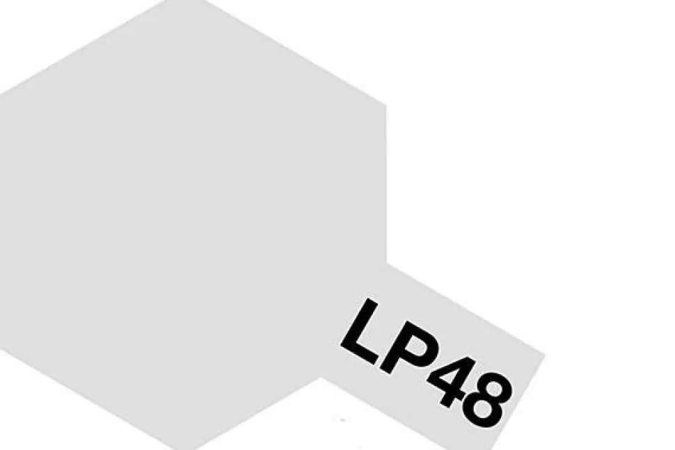 Tamiya LP-48 Gloss Metallic Sparkling Silver 10ml Lacquer Paint
