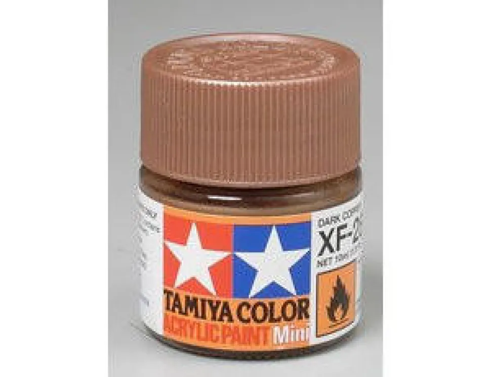 Tamiya Mini XF-28 Flat Dark Copper 10ml Acrylic Paint
