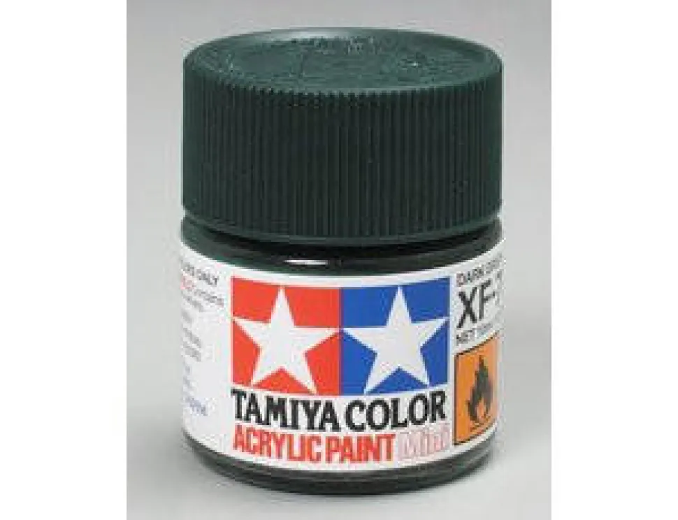Tamiya Mini XF-70 Flat Dark Green 2 10ml Acrylic Paint